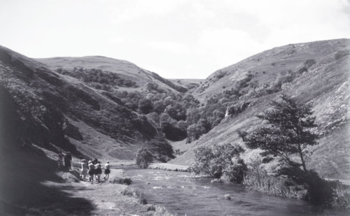 Walkers at Dovedale, Peak District, c1955.  Creator: Arthur Charles Kirby Ware.