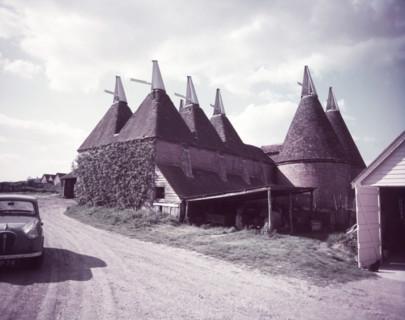 Oast houses, Sissinghurst, Kent, c1955.  Creator: Arthur Charles Kirby Ware.