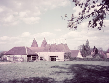 Oast houses, Sissinghurst, Kent, c1955.  Creator: Arthur Charles Kirby Ware.