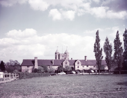 Sissinghurst Castle and Norman tower, Sissinghurst, Kent, c1955.  Creator: Arthur Charles Kirby Ware.