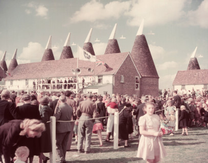 Hop festival, Paddock Wood, Kent, c1955.  Creator: Arthur Charles Kirby Ware.