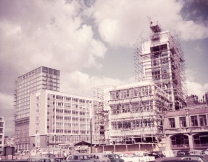 Building on the Barbican site, London, c1955. Creator: Arthur Charles Kirby Ware.