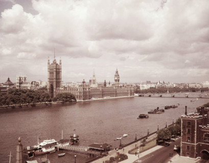 The Houses of Parliament, London, c1955. Creator: Arthur Charles Kirby Ware.