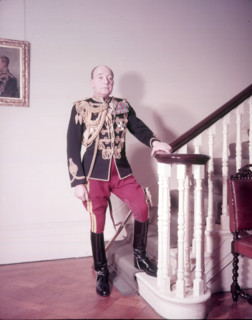 Crown Equerry Sir Dermot Kavanagh in uniform of 1st Hussars, London, c1953.  Creator: Arthur Charles Kirby Ware.