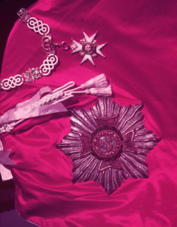 Order of the Bath (uniform), close-up of insignia, c1953. Creator: Arthur Charles Kirby Ware.