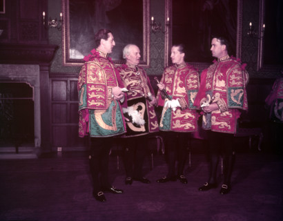 Heralds at St. James's Palace, London, 1953. Creator: Arthur Charles Kirby Ware.