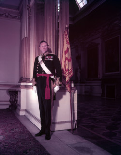Earl of Dundee - Viscount Dudhope in uniform of Royal Company of Archers, c1953.  Creator: Arthur Charles Kirby Ware.