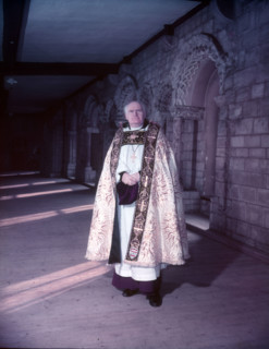 The Right Rev. Michael Ramsey, Bishop of Durham, c1953. Creator: Arthur Charles Kirby Ware.