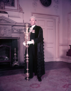 Second Esquire Commander J.R. Poland R.N., Lord Mayor's Household Officers, London, c1953.  Creator: Arthur Charles Kirby Ware.