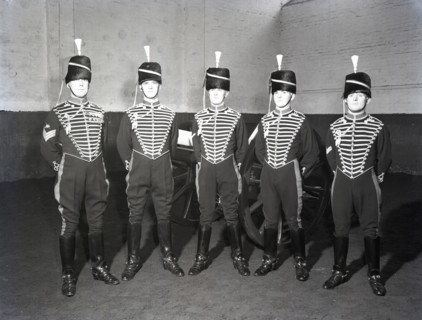 Royal Horse Artillery gun team in full dress, c1953.  Creator: Arthur Charles Kirby Ware.