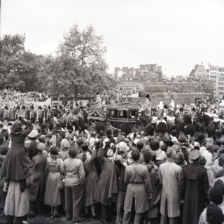 Coronation of Queen Elizabeth II, London, 2 June 1953.  Creator: Arthur Charles Kirby Ware.