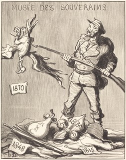 À qui le tour?, 1870. Creator: Honore Daumier.