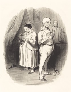L'oeil du maitre, 1842. Creator: Honore Daumier.