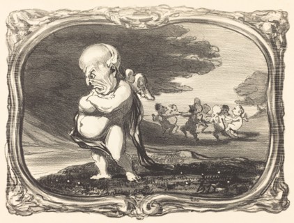 Grandeur et décadence, 1851. Creator: Honore Daumier.