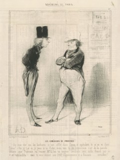 Les comédiens de province, 1842.  Creator: Honore Daumier.