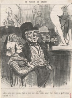 - Dis donc, not' homme, faut-y avoir une drôle d'idée..., 1852.  Creator: Honore Daumier.