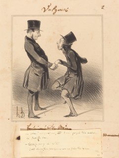 Allons! mon jeune ami, une bonne poignée de main... ça fait du bien, 1841. Creator: Honore Daumier.