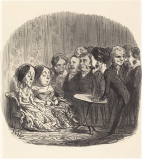 L'esprit frappeur, c1851. Creator: Honore Daumier.