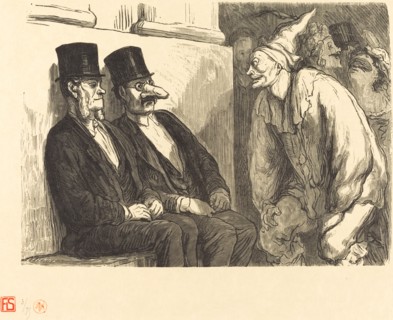 Bal de l'Opera: Tu t'amuses trop!, 1868. Creator: Etienne Carjat.