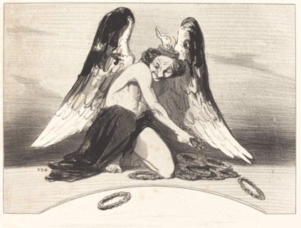 Le Charivari reconnaissant a l'année 1841, (1841). Creator: Honore Daumier.