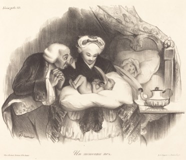 Un nouveau nez, 1833. Creator: Honore Daumier.