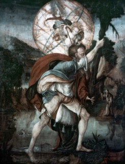 Saint Christopher, 1562. Creator: Master of Messkirch.