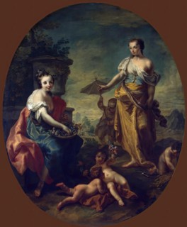 Summer and Spring, 1747. Creator: Anton Kern.