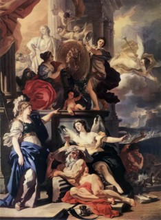 Allegory of Rule, 1690. Creator: Francesco Solimena.