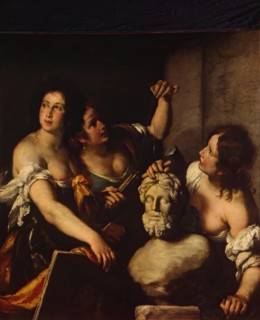 Allegory of the Arts, 1640. Creator: Bernardo Strozzi.