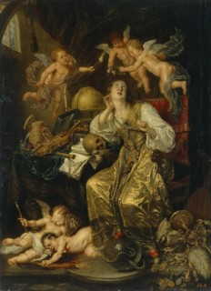 Allegory of Prudence Triumphing Over Vanity, (Allegory of Faith), 1670. Creator: David Teniers II.