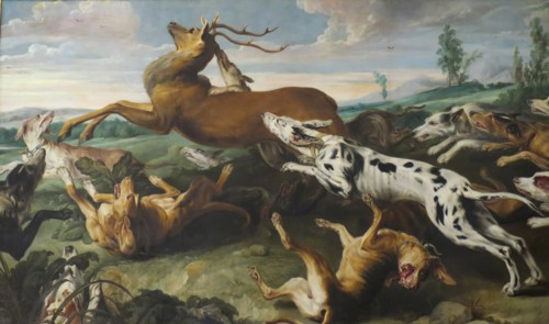 Deer Hunt, 1630. Creators: Jan Wildens, Paul de Vos.