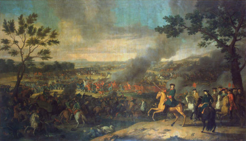 Battle of Poltava, 1718. Creator: Louis Caravaque.