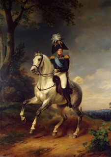 Equestrian Portrait of Alexander I (1777-1825), 1837. Creator: Franz Kruger.