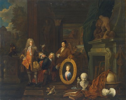 Studio of an Artist, 1709. Creator: Balthasar van den Bossche.
