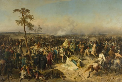 Battle of Poltava, 1862. Creator: Alexander von Kotzebue.