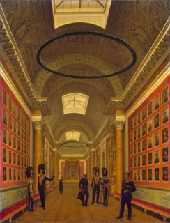 Military Gallery of the Winter Palace, 1829. Creator: Grigory Chernetsov.