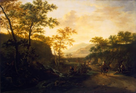 Italian Landscape with a Path, 1647. Creator: Jan Dirksz Both.