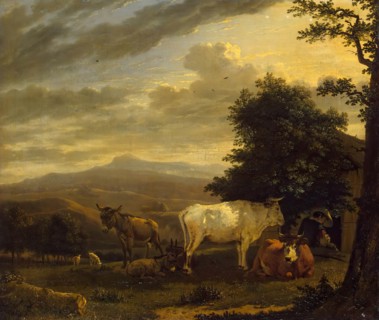 Landscape with Cattle, 1650. Creator: Karel Du Jardin.