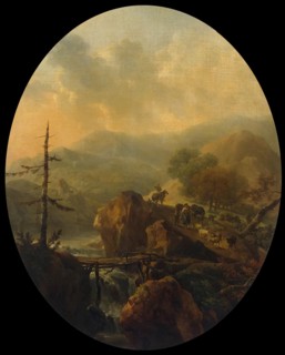 Mountain Landscape, 1776. Creator: Nicolas Antoine Taunay.