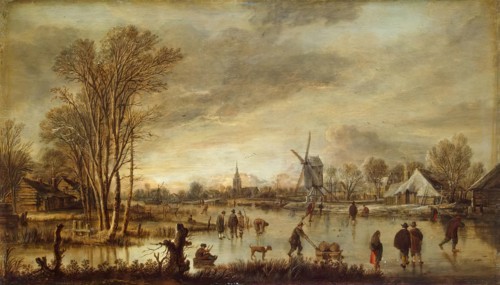 River in Winter, 1645. Creator: Aert van der Neer.