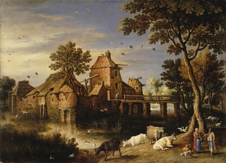 Landscape with a Farm, 1627. Creator: Marten Ryckaert.