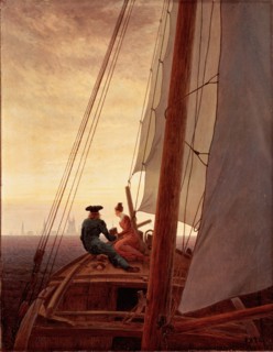 On a Sailing Ship, 1818. Creator: Caspar David Friedrich.