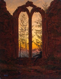 Ruins of the Oybin, 1835. Creator: Caspar David Friedrich.