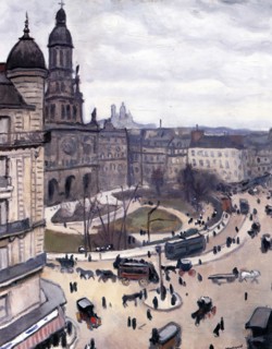 Place de la Trinité in Paris, 1911. Creator: Albert Marquet.