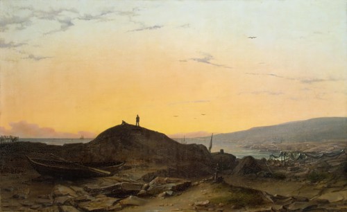 Sea Bay, 1835. Creator: August Matthias Hagen.