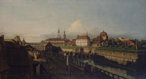 Old Fortifications of Dresden, 1749. Creator: Bernardo Bellotto.