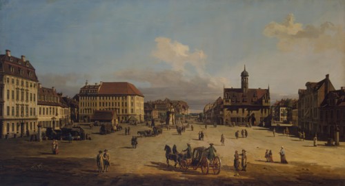 Market-Place of the Neustadt in Dresden, 1751. Creator: Bernardo Bellotto.