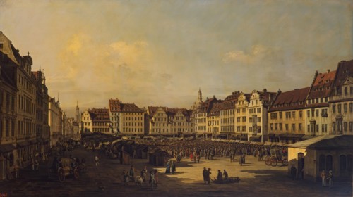 Old Market-Place in Dresden, 1751. Creator: Bernardo Bellotto.