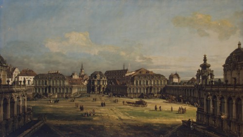 Zwinger in Dresden, 1752. Creator: Bernardo Bellotto.