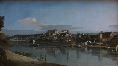 View of Pirna from the Right Bank of the Elba, 1753. Creator: Bernardo Bellotto.